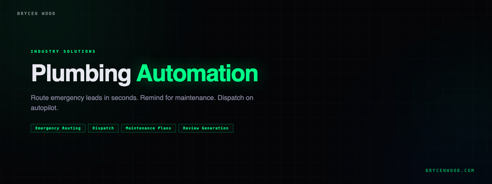 Plumbing Business Automation