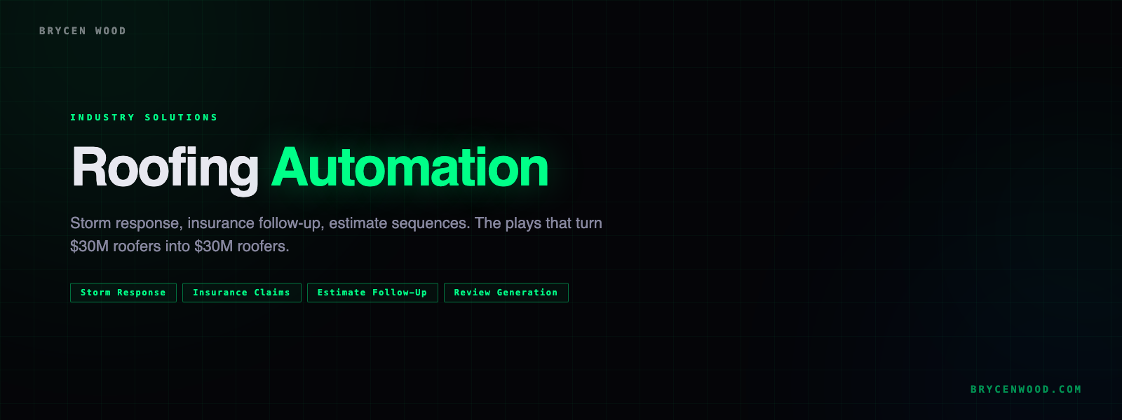 Roofing Company Automation