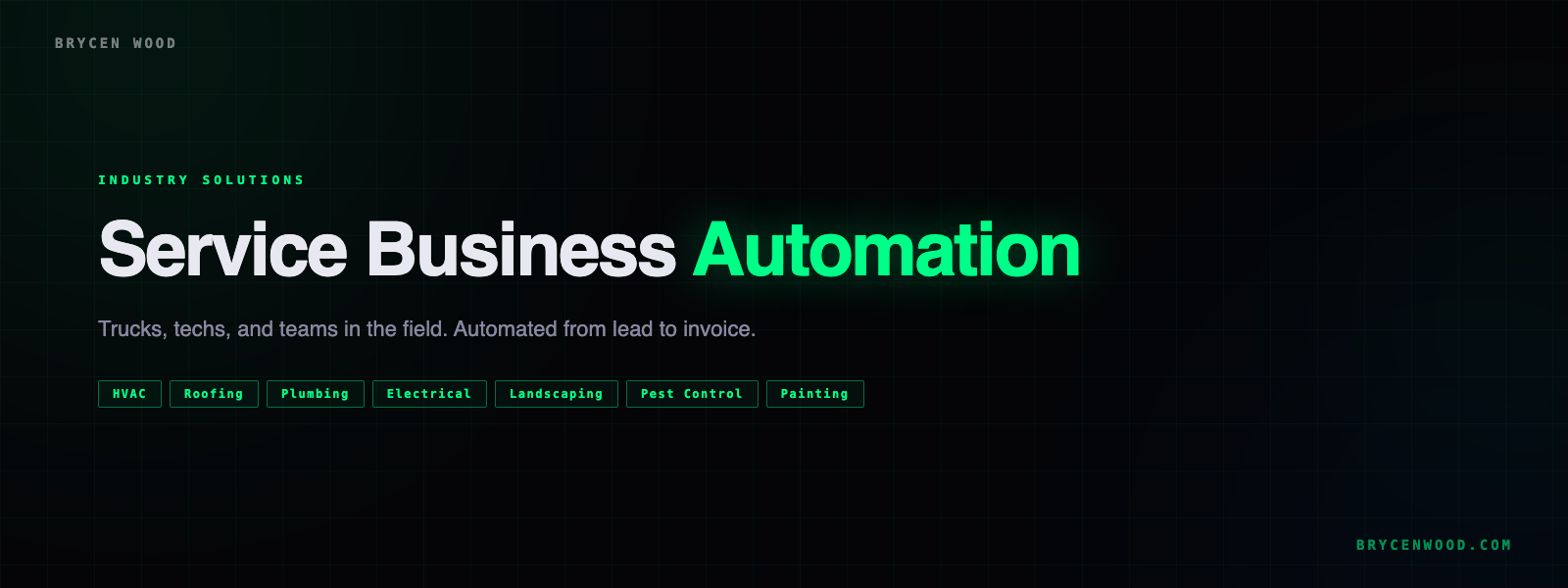 Service Business Automation